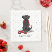 Laten we beginnen! Black Labrador Retriever - Cute Servet (Insitu)