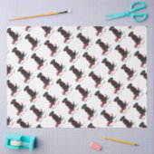 Laten we beginnen! Black Labrador Retriever - Cute Tissuepapier (Craft)