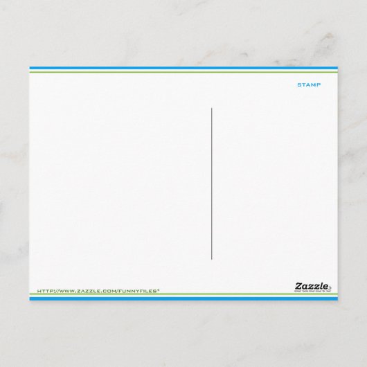 Laten we beginnen briefkaart (Achterkant)