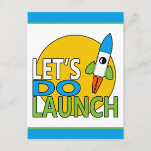 Laten we beginnen briefkaart