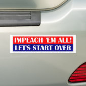 Laten we beginnen. bumpersticker (Op auto)