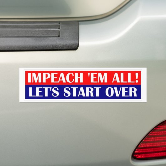 Laten we beginnen. bumpersticker (Op auto)
