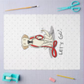 Laten we beginnen! Gele labrador Retriever - Cute  Tissuepapier (Craft)