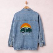Laten we beginnen! Leuke  Camper RV Denim Jacket (Hangar)