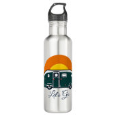 Laten we beginnen! Leuke Camper RV Waterfles (Voorkant)