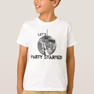 Laten we beginnen met dit feest t-shirt