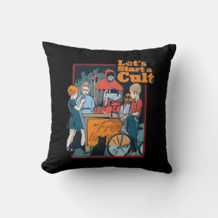 Laten we beginnen met een Cult Spooky Retro Hallow Kussen