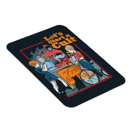 Laten we beginnen met een Cult Spooky Retro Hallow Magneet (Rechterzijde)