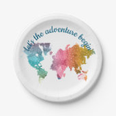 Laten we beginnen met het avontuur van de geometri papieren bordje (Voorkant)