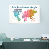 Laten we beginnen met het avontuur van de geometri spandoek (Beurs)