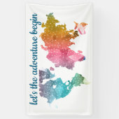 Laten we beginnen met het avontuur van de geometri spandoek (Verticaal)