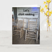 LATEN WE BEGINNEN MET "ROCKING" "60th BIRTHDAY" WI Kaart (Gele Bloem)