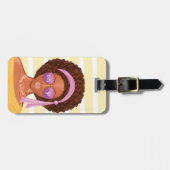 Laten we beginnen | Tropisch strand van Afrika-Ame Bagagelabel (Voorkant horizontaal)