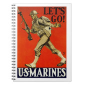 Laten we beginnen! ~ US Marines Notitieboek (Voorkant)