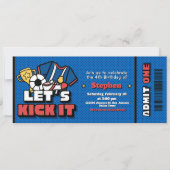 Laten we beginnen - Voetbal Soccer Kaart (Voorkant)