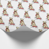 Laten we beginnen! Walk Wheaten Terrier Dog (piepe Cadeaupapier (Hoek)