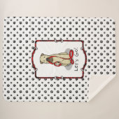 Laten we beginnen! Walk Wheaten Terrier Dog (piepe Sherpa Deken (Voorkant (horizontaal))