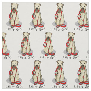 Laten we beginnen! Walk Wheaten Terrier Dog (piepe Stof