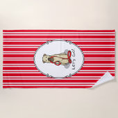 Laten we beginnen! Walk Wheaten Terrier Dog (piepe Strandlaken (Voorkant)