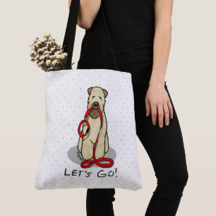 Laten we beginnen! Walk Wheaten Terrier Dog (piepe Tote Bag