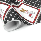 Laten we beginnen! (wandelen) Papillon (wit en roo Cadeaupapier (Rol Hoek)