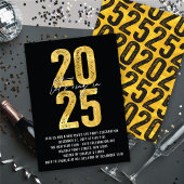 Laten we bellen in 2025 oudejaarsfeest kaart