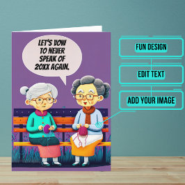 Laten we beloven nooit te spreken over vorig jaar  kaart