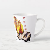 "Laten we bidden" Latte Mok (Rechts)