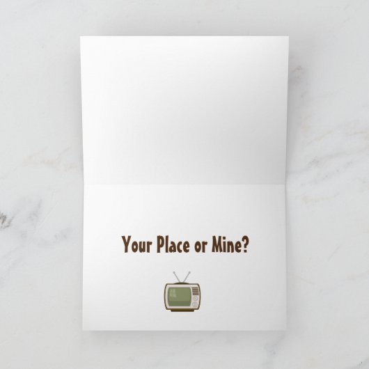 Laten we Binge Watch TV bekijken Kaart (Binnen)