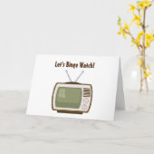 Laten we Binge Watch TV bekijken Kaart (Gele Bloem)