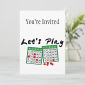 Laten we Bingo spelen Kaart (Staand voorkant)