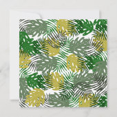 Laten we Birthday Oerwoud Safari Birthday gaan ond Kaart (Achterkant)