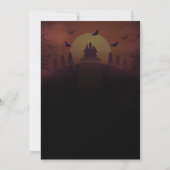 Laten we Blad Gezicht Halloween Feest Kaart (Achterkant)