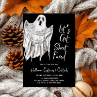 Laten we Blad Gezicht Volwassen Halloween Feest
