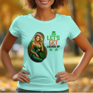 Laten we blij worden - Groen Bier en Cheer T-shirt