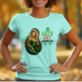 Laten we blij worden - Groen Bier en Cheer T-shirt