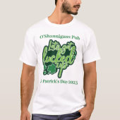 Laten we blij zijn met de leuke sint-Patrick's Day T-shirt (Voorkant)