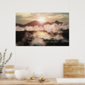 Laten we blij zijn poster (Keuken)