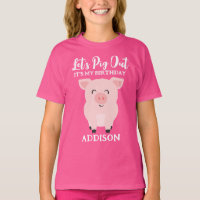 Laten we Boerderij Animal Birthday Party Shirt uit