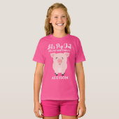Laten we Boerderij Animal Birthday Party Shirt uit (Voorkant volledig)