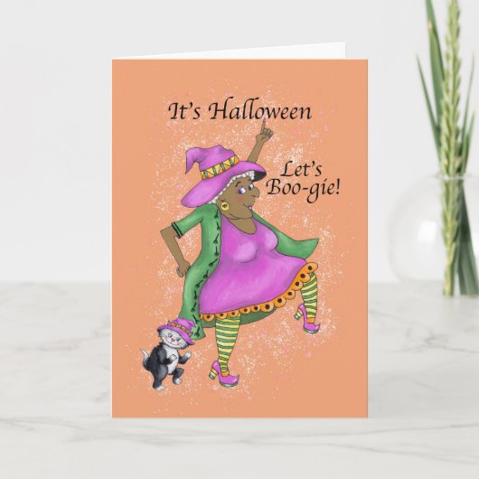 Laten we Boo-gie Kaart (Voorkant)