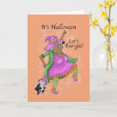 Laten we Boo-gie Kaart (Gele Bloem)