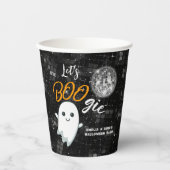 Laten we BOOgie Disco Halloween Papieren Bekers (Voorkant)