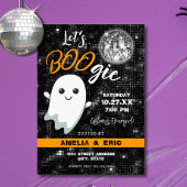 Laten we BOOgie Disco Halloween Party Kaart