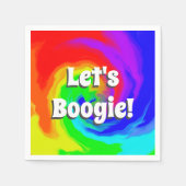 Laten we Boogie! Levendige hittegolf wervelende ve Servet (Voorkant)
