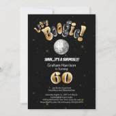 Laten we Boogie Mannen 60e Verjaardagsfeest Kaart (Voorkant)