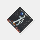 Laten we boogie met de ondode disco Halloween Part Servet (Hoek)