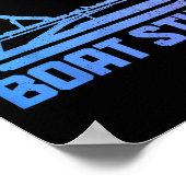 Laten we bootspullen doen Pontoon Captain Funny Bo Poster (Hoek)
