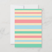 Laten we Bounce & Play! Bouncy Castle verjaardagsf Kaart (Achterkant)