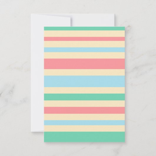 Laten we Bounce & Play! Bouncy Castle verjaardagsf Kaart (Achterkant)